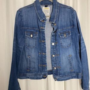 J Crew Demin Jacket size large